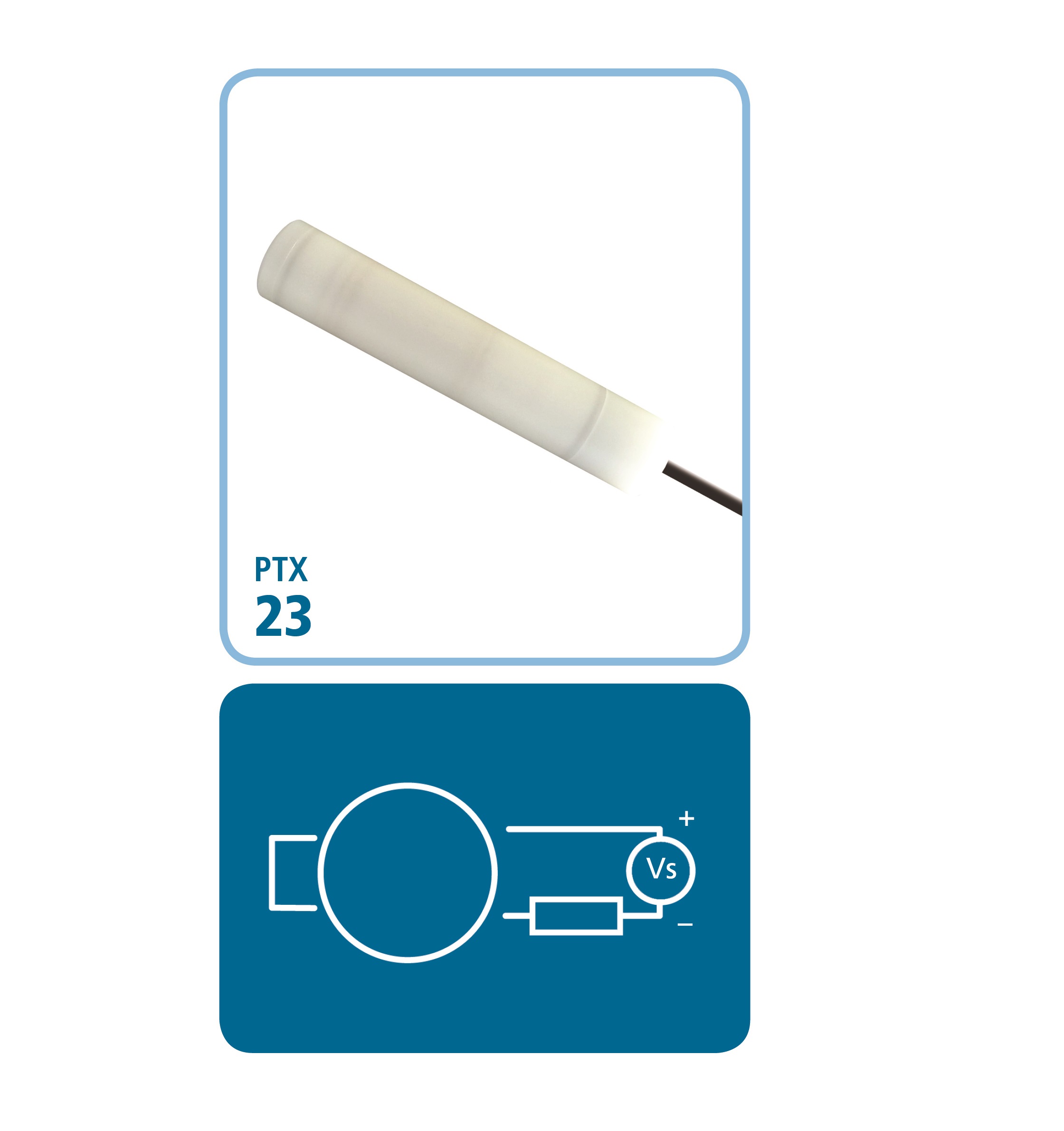 PTX23 submersible pressure transmitter for aggressive liquids