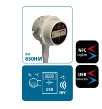 DM650HM humidity, dewpoint indicator with alarm relay
