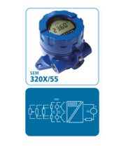 SEM320X/55 ATEX HART temperature transmitter with display
